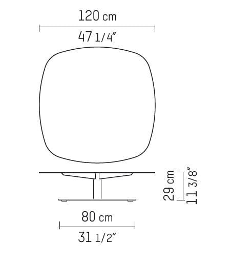 Квадратный мраморный журнальный столик Piet Boon KEK ARCH-00029607 - Вид №2