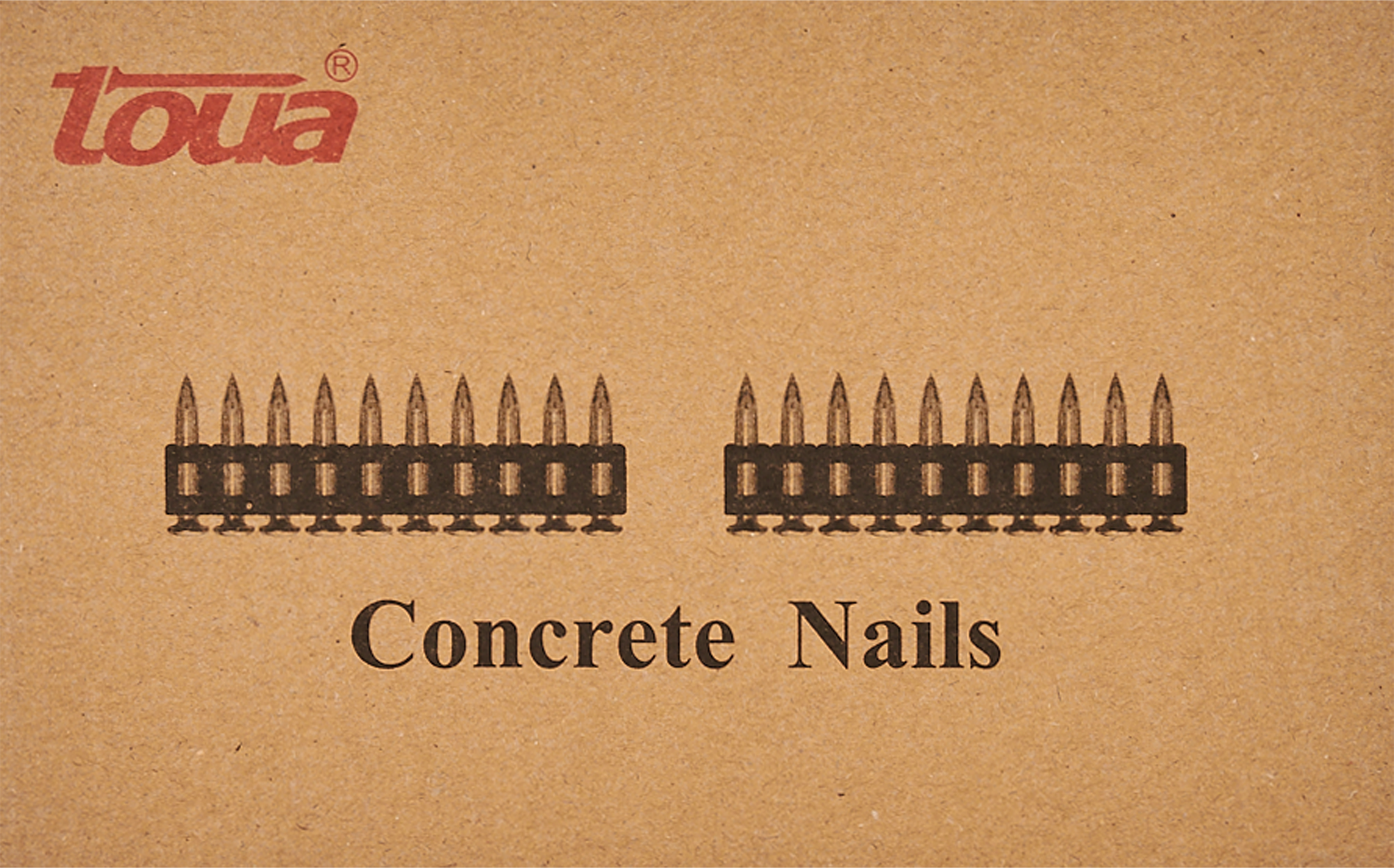 89070436 Гвозди по бетону усиленные 3.05x19 мм, 1000 шт. STLM-0077949 TOUA  - Вид №4