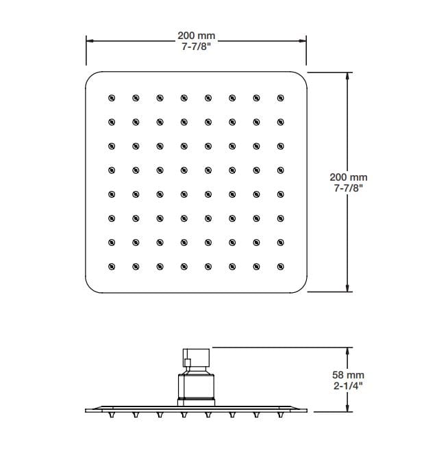 Термостатический набор для душа с душем BARIL Rec B05 ARCH-00018351
