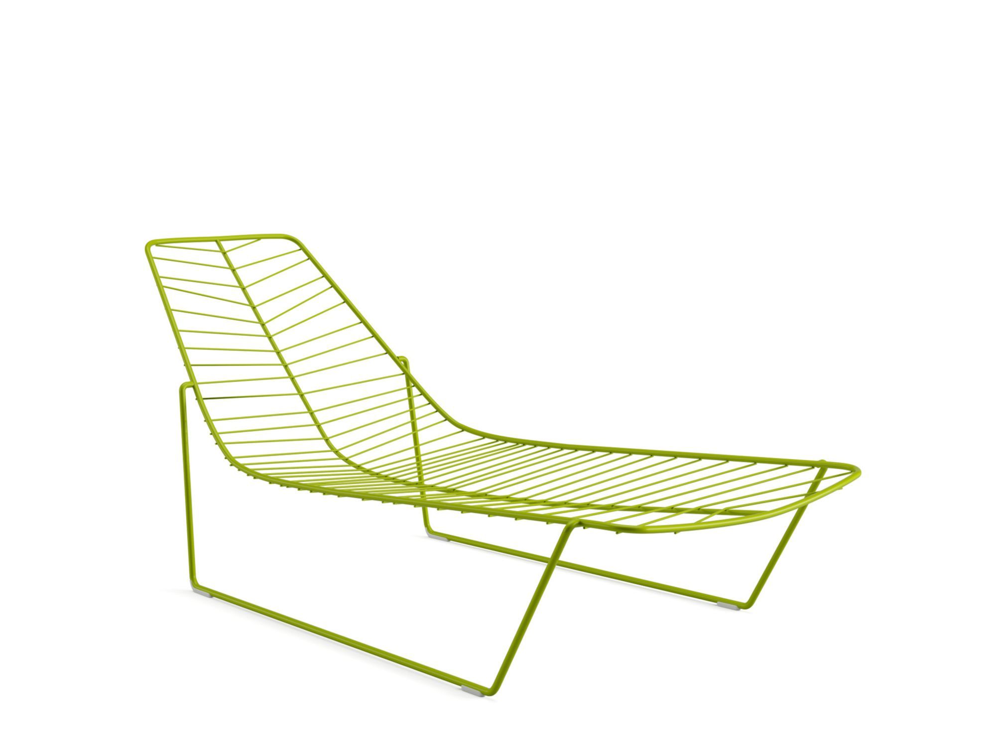 Стальной садовый шезлонг Arper ARCH-00120636 - Вид №2