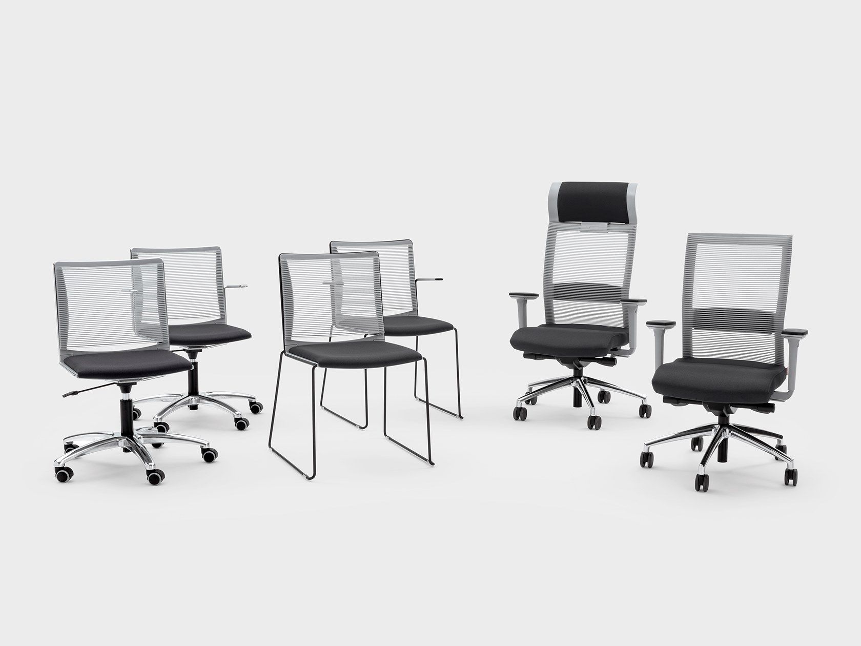 Регулируемый по высоте офисный стул с подлокотниками Viganò Winner ARCH-00132573 - Вид №4