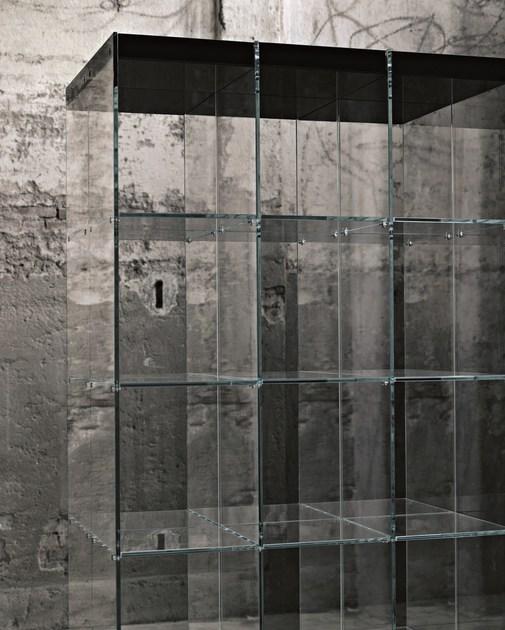 Glas Italia Модульный модульный книжный шкаф из хрусталя sun-id-1490067 - Вид №3