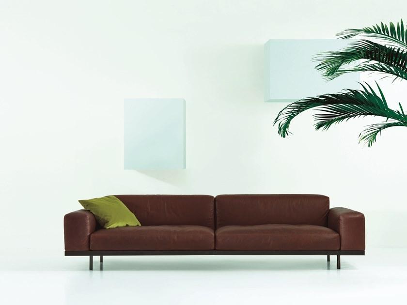 arflex Мягкий 4-х местный кожаный диван Naviglio sun-id-1439559 - Вид №6