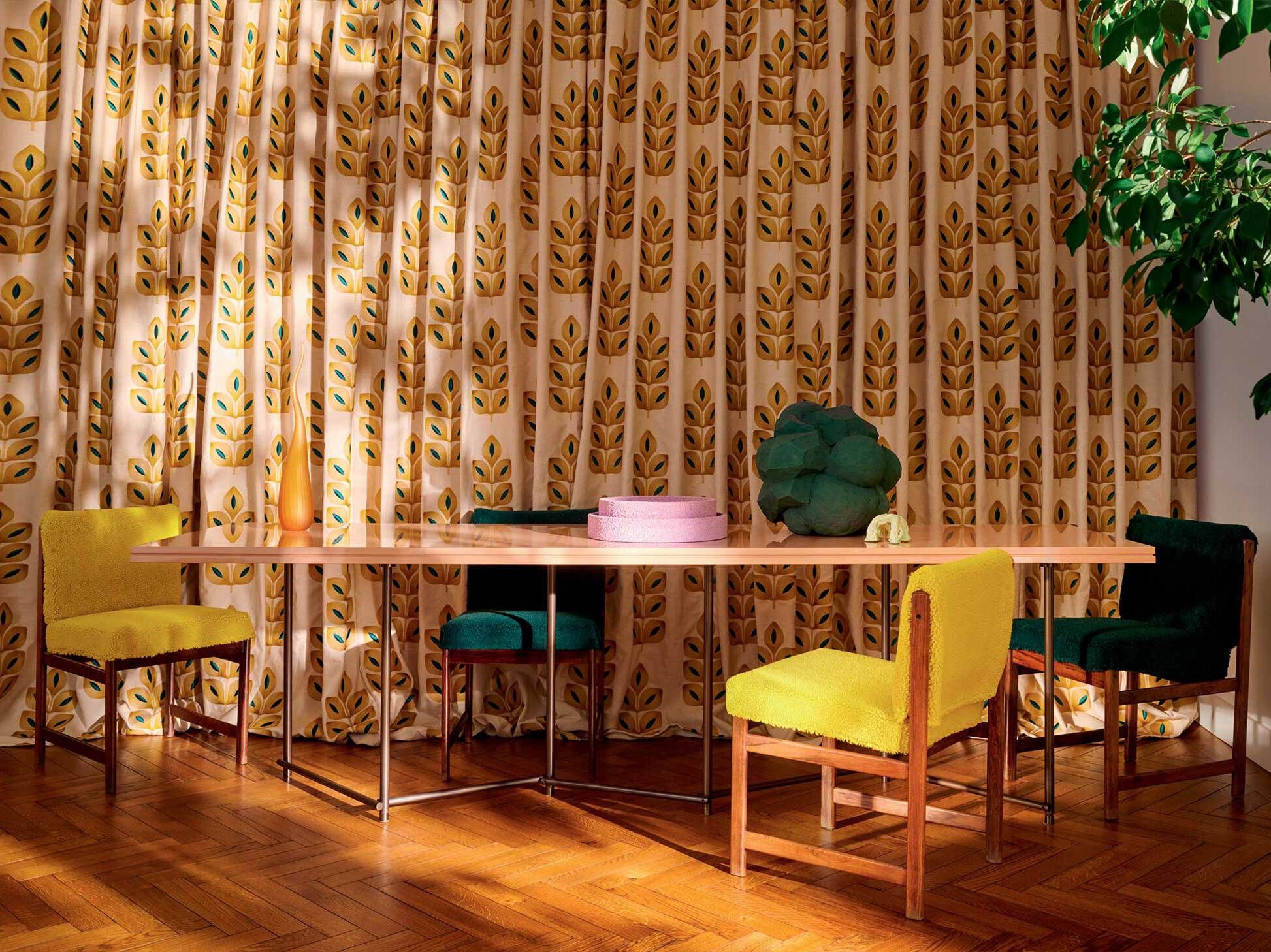 Хлопчатобумажная ткань для штор Élitis LOU ARCH-00134530 - Вид №1