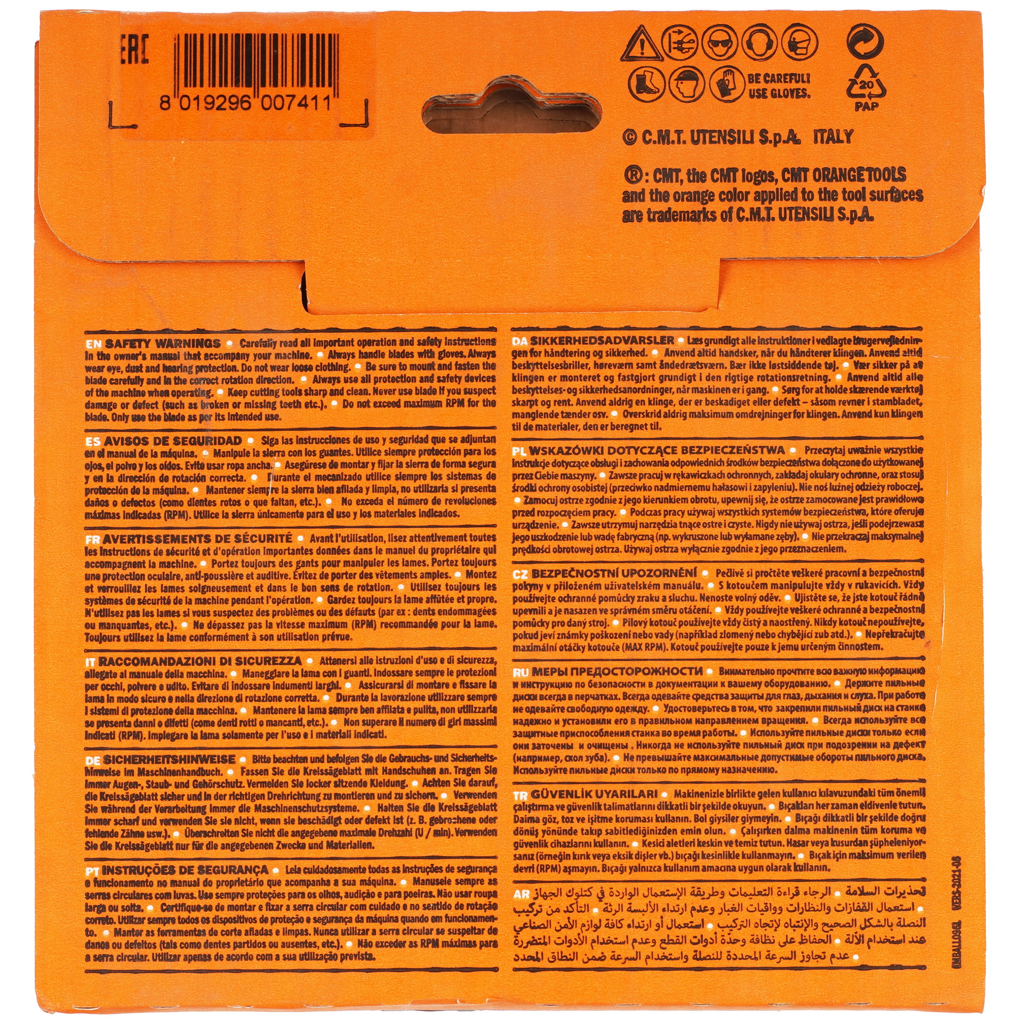 Диск пильный CMT 289.100.20H 5489474 STDN-0008766 - Вид №2