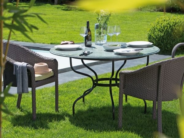 Мраморный круглый садовый стол LAMBERT PROVENCE ARCH-00131086 - Вид №6