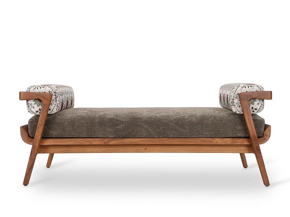 Спальная кровать из тикового дерева Alankaram YASSI ARCH-00119577 - Вид №1