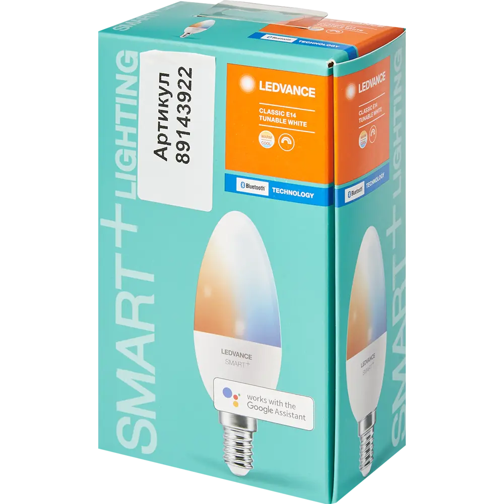 Лампа умная светодиодная Osram Smart Plus E14 220-240 В 5 Вт свеча матовая 470 лм изменение оттенков белого 89143922 STLM-2170055 LEDVANCE  - Вид №4