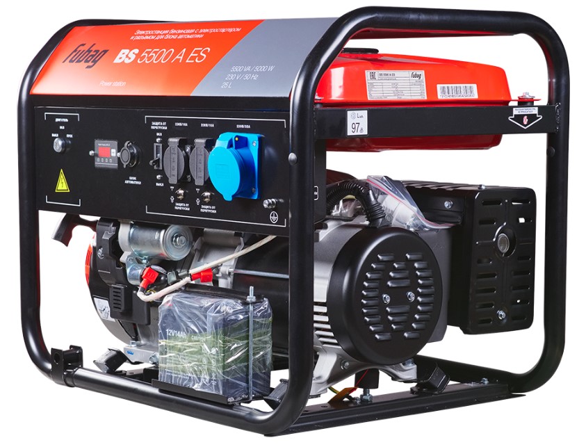 Электрогенератор   бензиновый Fubag BS 5500 AES 9228667 STDN-0042355 - Вид №2