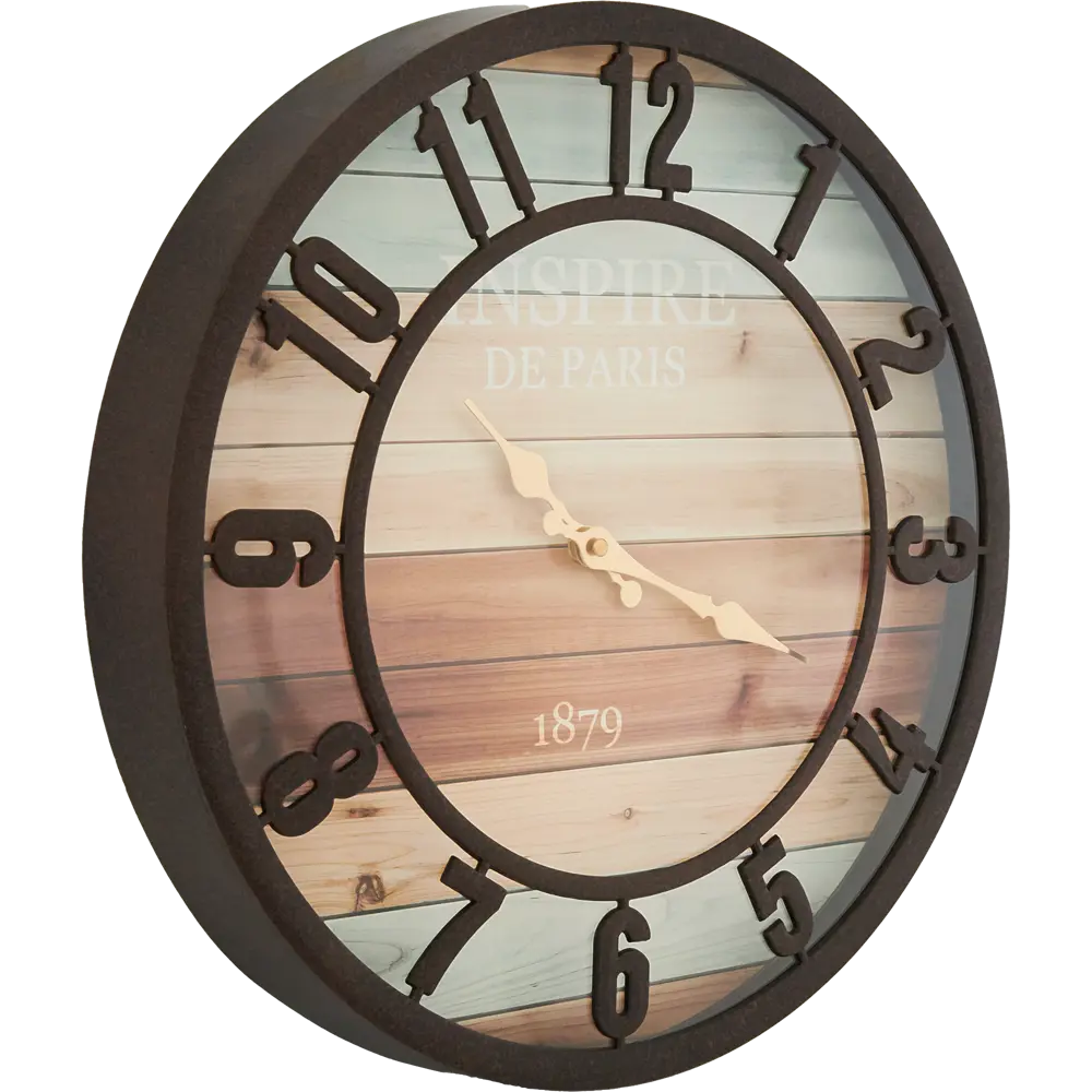 Часы настенные Dream River DMR 6121 круглые D40.6 см цвет черный STLM-2021313 - Вид №2