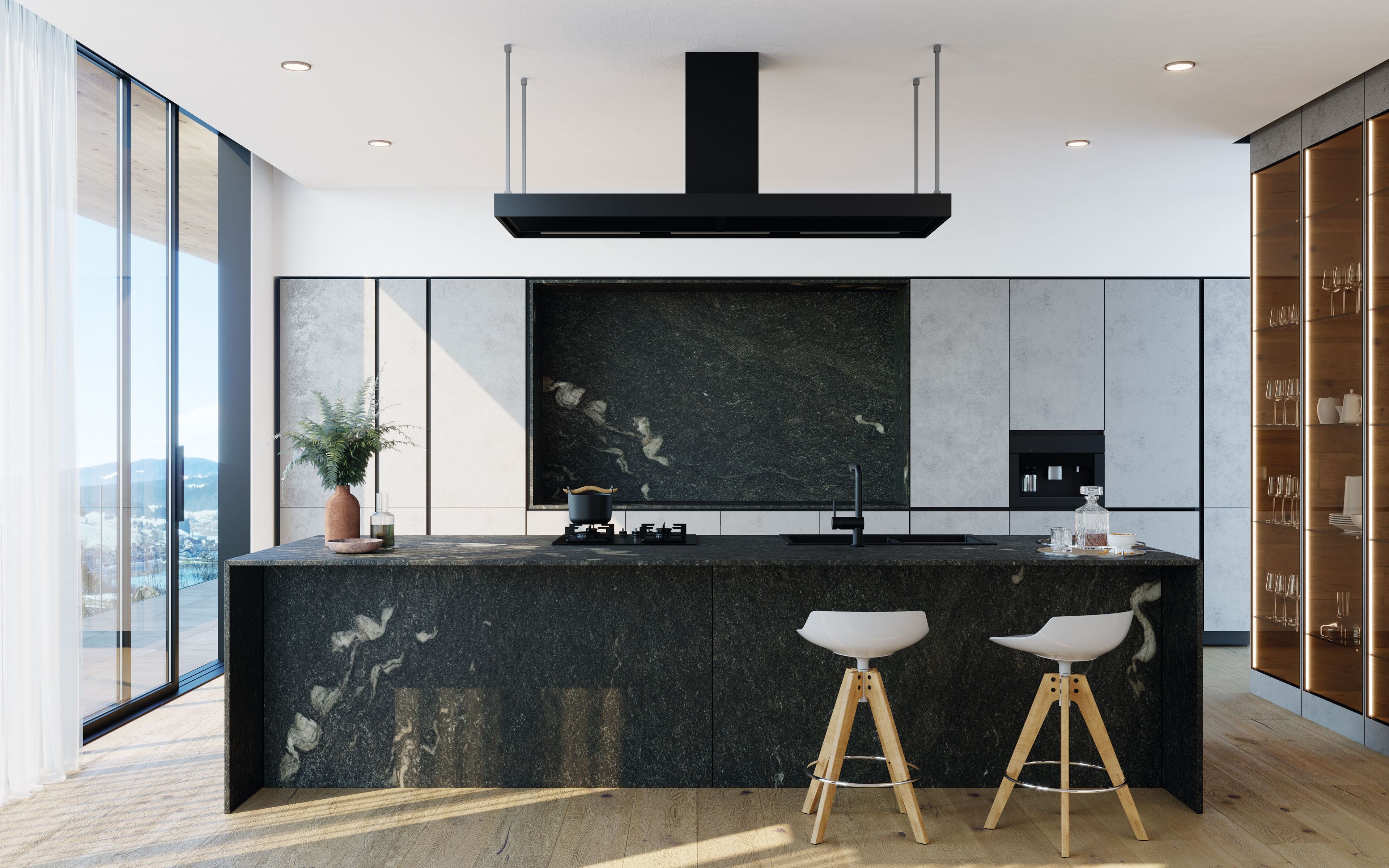 Гранитный пол / облицовка Bagnara Выбор кухни Bagnara ARCH-00052617 - Вид №3