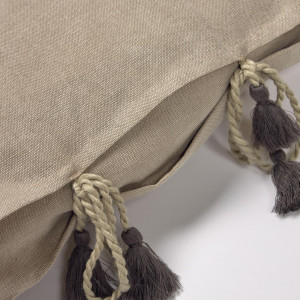 101213 Чехол на подушку из 100% хлопка коричневый 45 x 45 см La Forma Varina