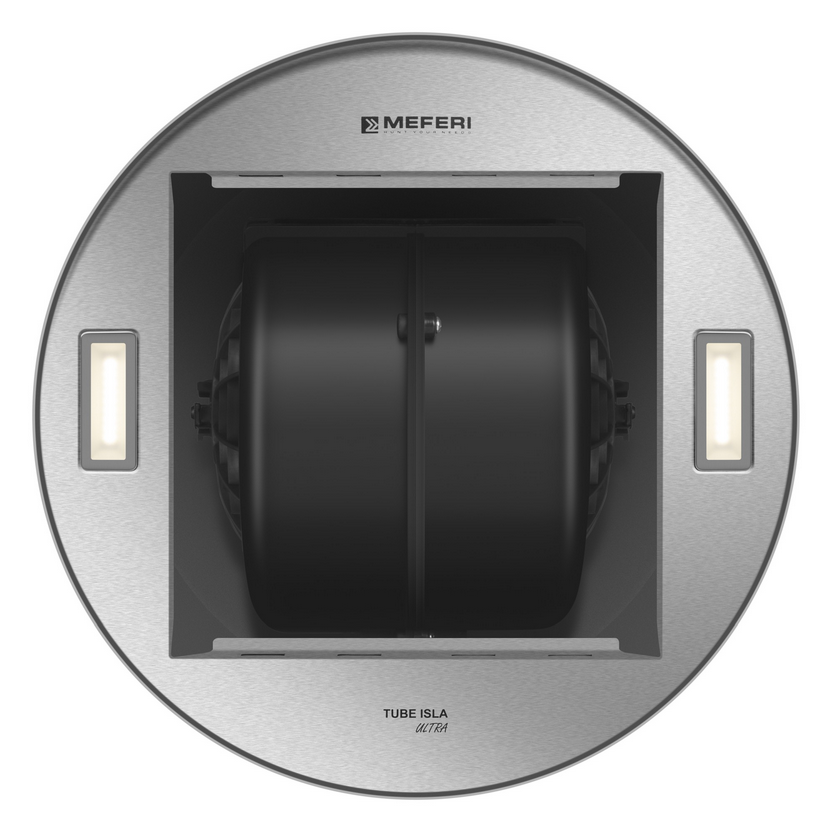 9202544 Вытяжка островная Meferi TUBE35IX ISLA ULTRA серебристый STDN-0065348 - Вид №10