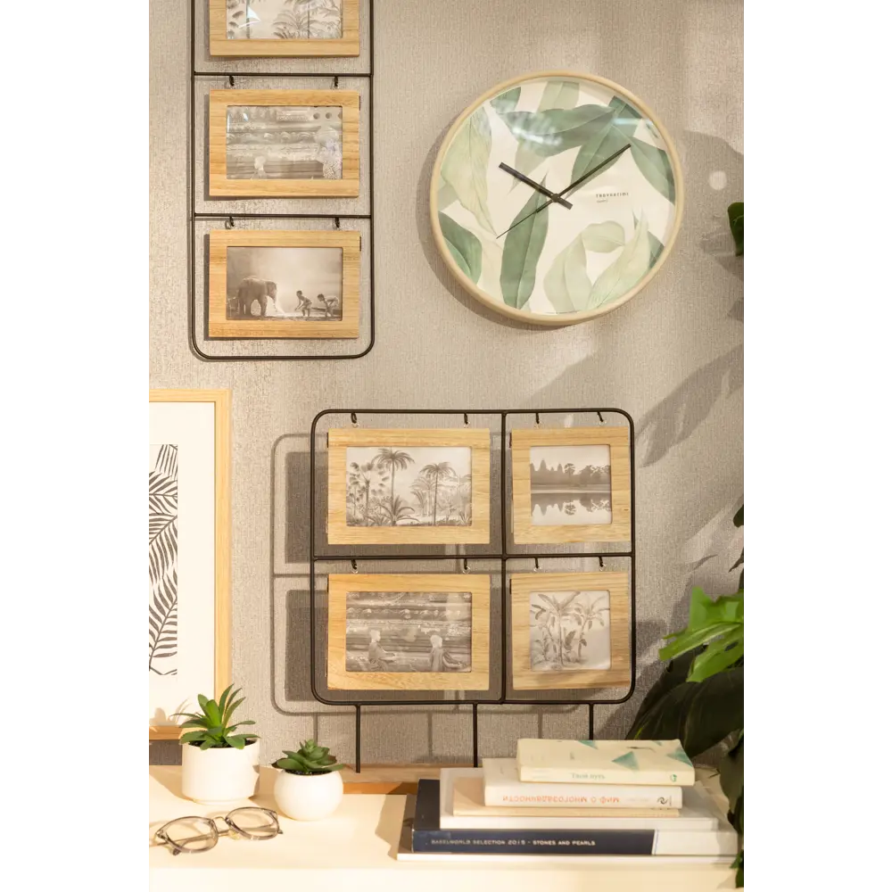 Часы настенные Troykatime «Зелёные листья» ø30 см ДИЗАЙНЕРСКИЙ STLM-2033738 - Вид №4