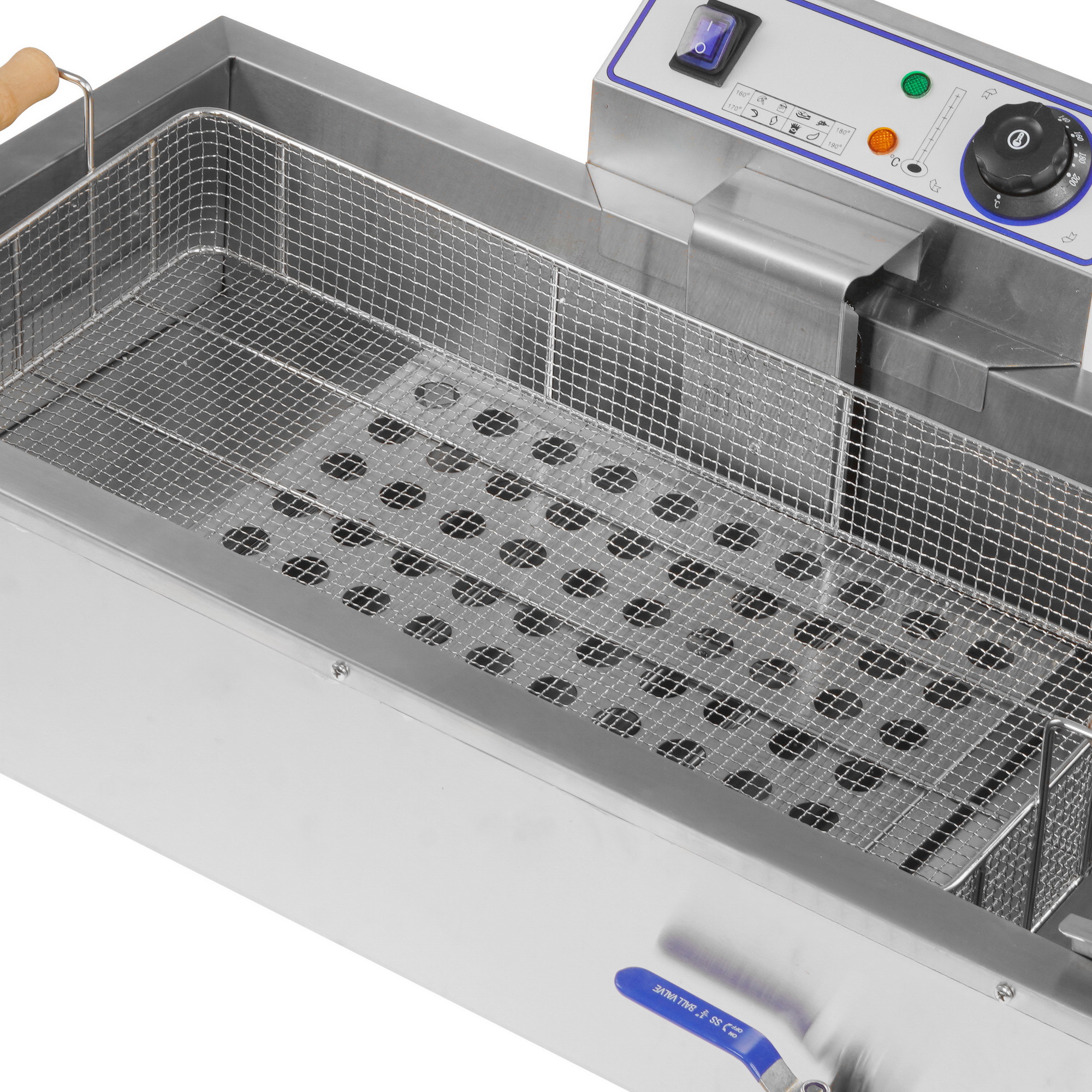 9126321 Фритюрница Viatto EF-16L-TS серебристый STDN-0017199 - Вид №3