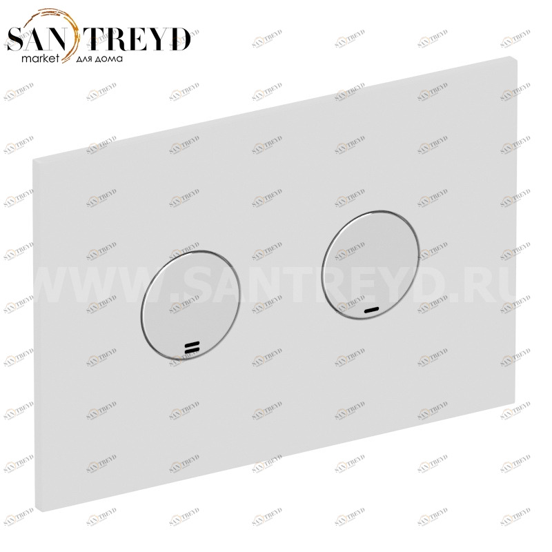 PL03BO Кнопка слива для инсталляции Globo 21 см цвет Белый бархат Globo ACCESSORIES Италия Ceramica Globo