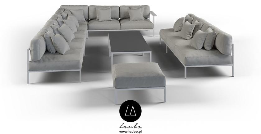 Laubo Левый угловой 3-х местный садовый диван с подлокотником Cosi sun-id-1413378 - Вид №3