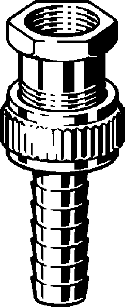 Viega Фитинг "елочка" для присоединения шланга 1841 (145026) 145 026 - Вид №1