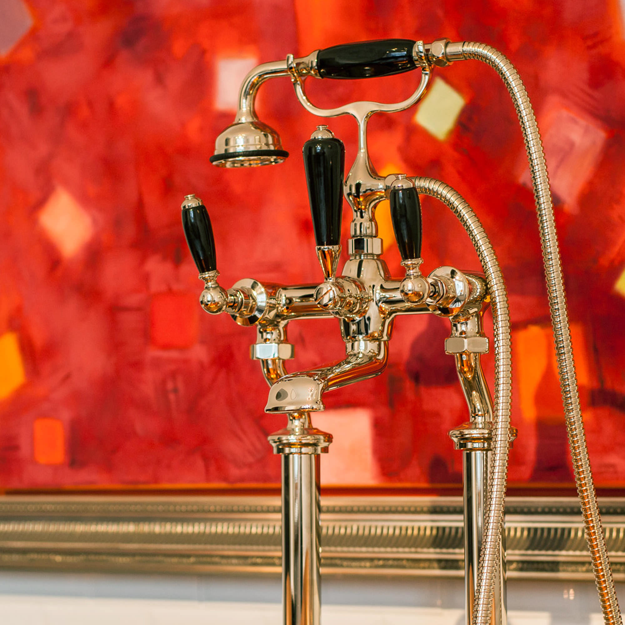 Traditional bathrooms BRIGHTON ¾ “смеситель для ванны и душа Tb330.514bl.nk  - Вид №4