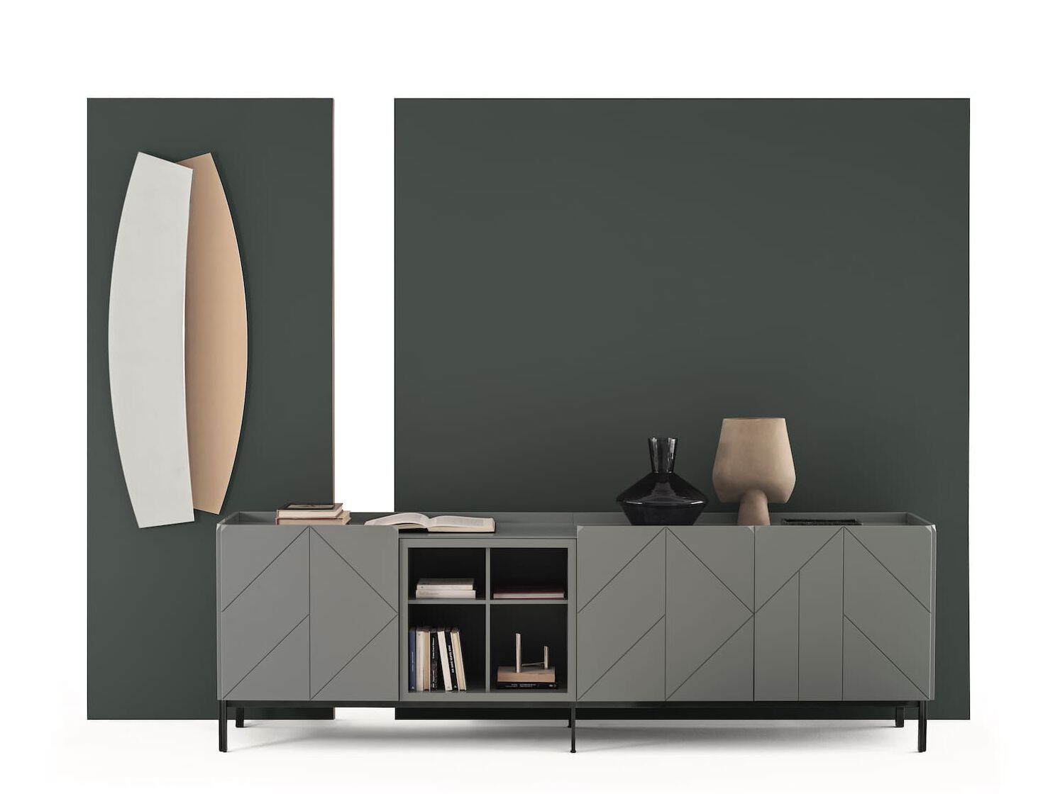 Деревянный шкаф с распашными дверями Bontempi Casa PICA ARCH-00002252 - Вид №4