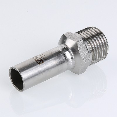 VTi.906.I.001805 Фитинг из нержавеющей стали – вставка с наружной резьбой Valtec 18 мм х 3/4"  - Вид №7