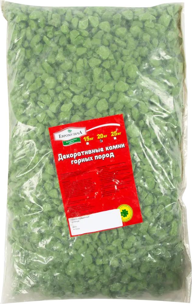 82259315 Каменная крошка декоративная 20 кг 10-20 мм цвет зелёный STLM-0023416