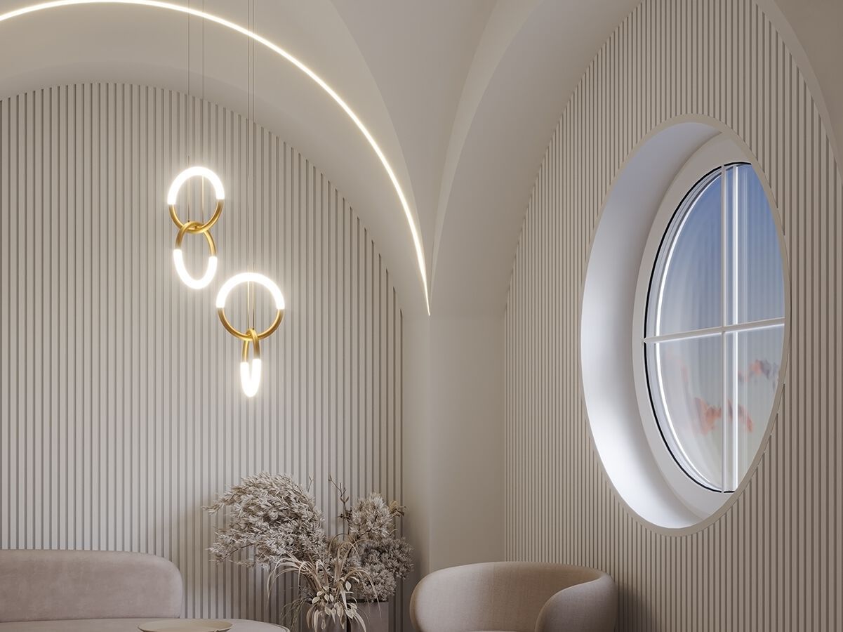 Металлический светодиодный подвесной светильник Maytoni NODE ARCH-00062139 - Вид №3