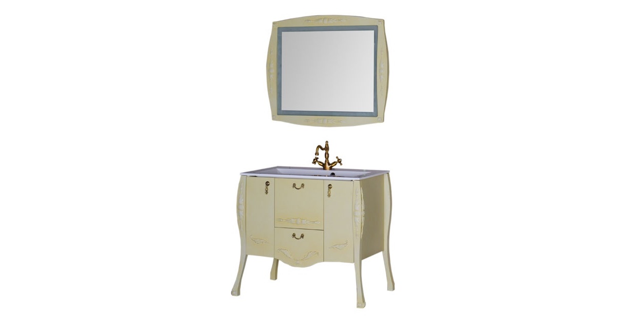 Комплект мебели Aquanet Виктория 90 олива 00183679 - Вид №2