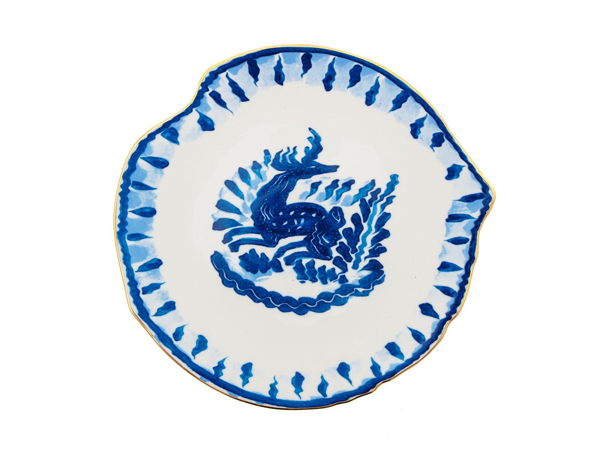 Фарфоровая десертная тарелка Seletti Классика с кислотой ARCH-00119193