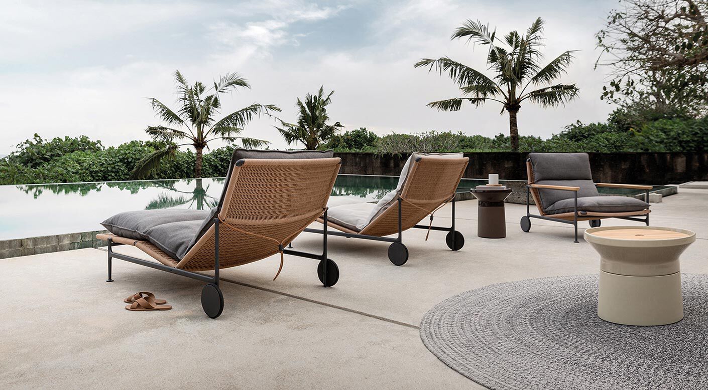 Тканевое садовое кресло Gloster Zenith ARCH-00038768 - Вид №3