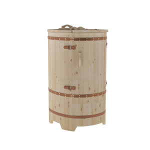 1632 Фитобочка прямая "Стандарт" натуральный, фурнитура 051 Alyarus