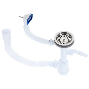 90654146 Сифон для мойки 3 1/2" х 40 мм STLM-0324425 AQUANT