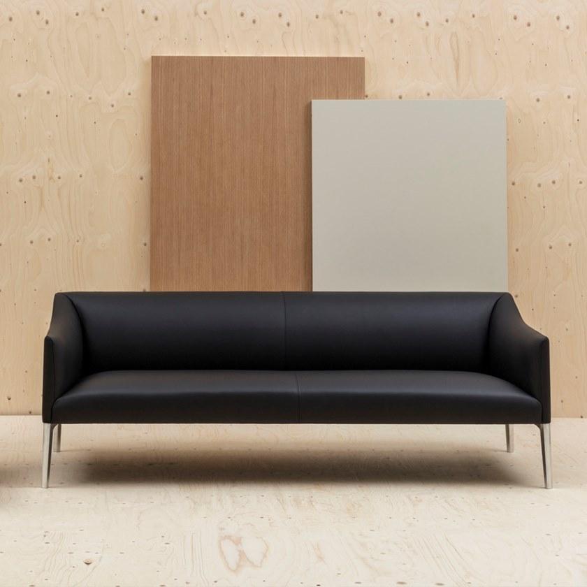 Andreu World 2-х местный кожаный диван Couvé Sf1278 - Вид №3