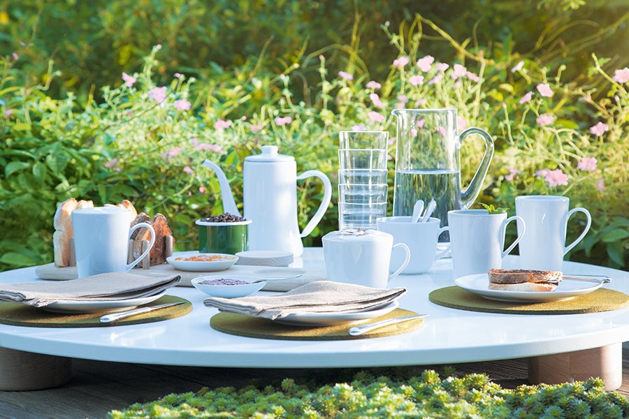 Набор посуды с бортиком Dine, 16 предметов LSA INTERNATIONAL DINE 00-3863451 Белый  - Вид №9