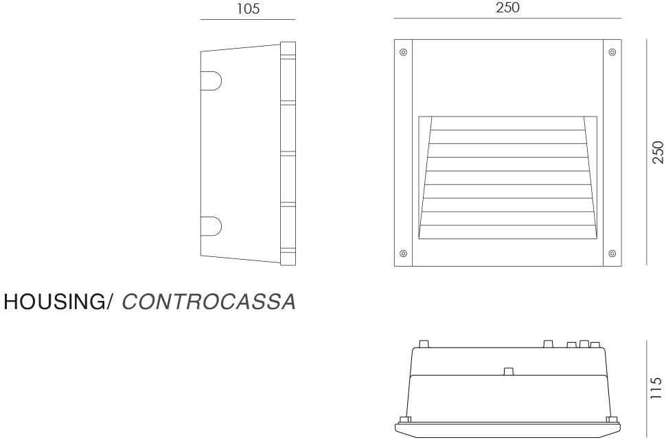 NEXO LUCE Ступенька настенная Wall-ceiling-floor nexo luce 2123 - Вид №2