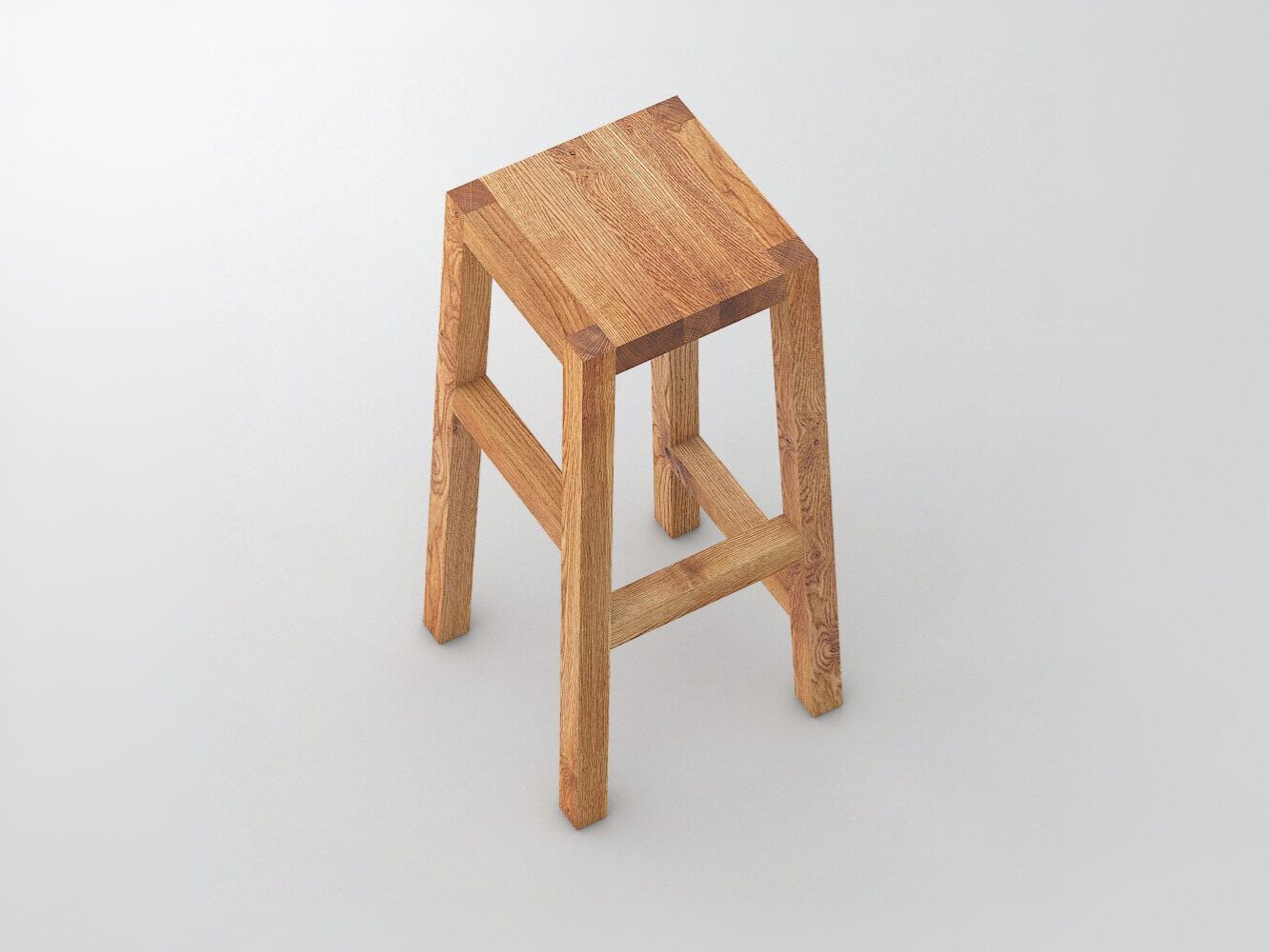 Высокий стул из массива дерева Vitamin Design TANTUM ARCH-00060411