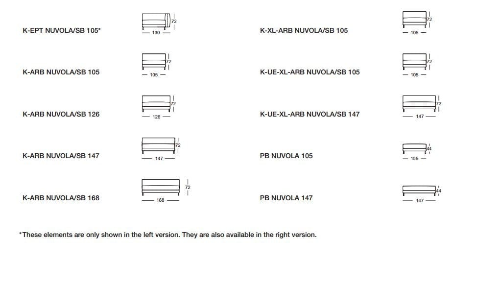 Угловой диван из ткани Rolf Benz Rolf Benz 007 NUVOLA ARCH-00144187 - Вид №11