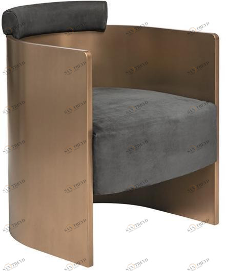 Shake Кресло в набуке с подлокотниками sun-id-1388695