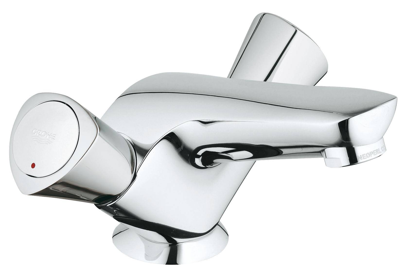 Смеситель для раковины GROHE Costa S с донным клапаном (литой излив), хром (21255001)