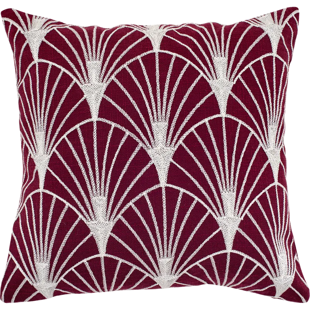 Подушка Great Gatsby Веера 40х40 см цвет красный 83025099 STLM-2196879 WESS 