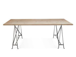 Прямоугольный обеденный стол из массива дерева