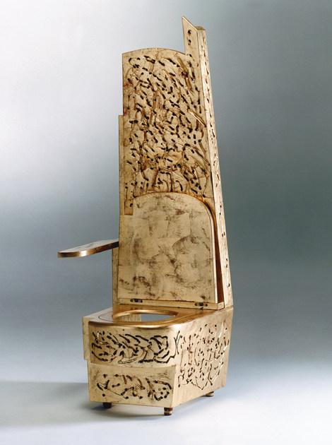 Кресло / скульптура сусального золота Mirabili arte d'abitare Santreyd sun-id-1406701 - Вид №1