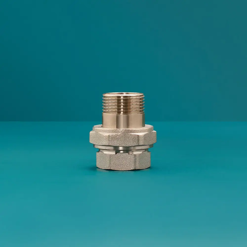 91448192 Американка прямая РМС 09-15 1/2" никелированная латунь STLM-0802622