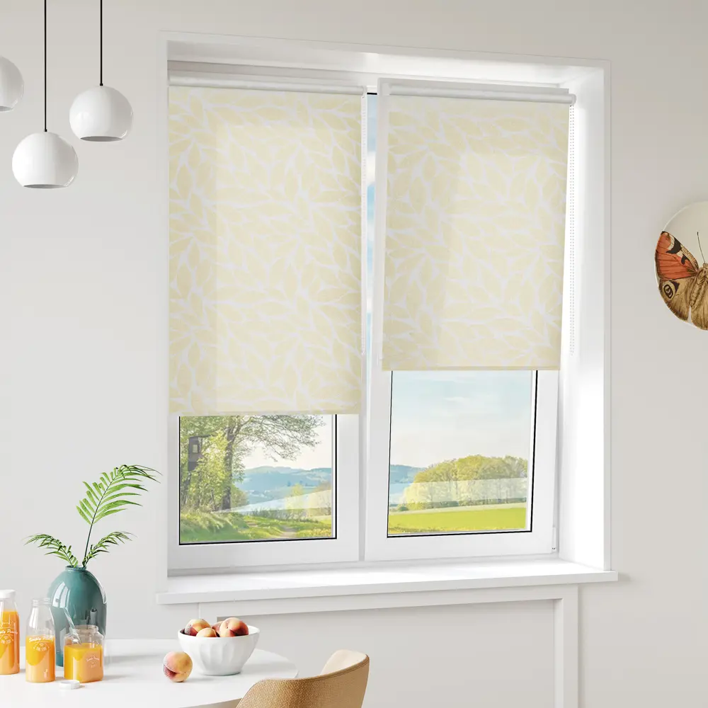 Штора рулонная Форли 80x160 см молочная MIAMOZA STLM-2045193 - Вид №2