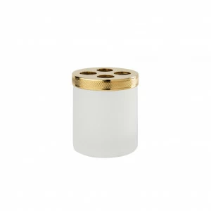 FS07C-620 FS07C-620 Стакан для зубной щетки ТОЛБОЧНЫЙ САТИН Cristal & Bronze SATINÉ CISELÉ