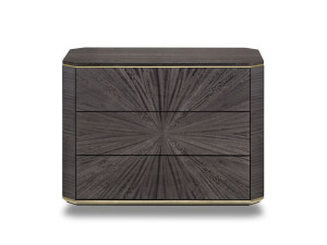 Деревянная тумбочка с ящиками