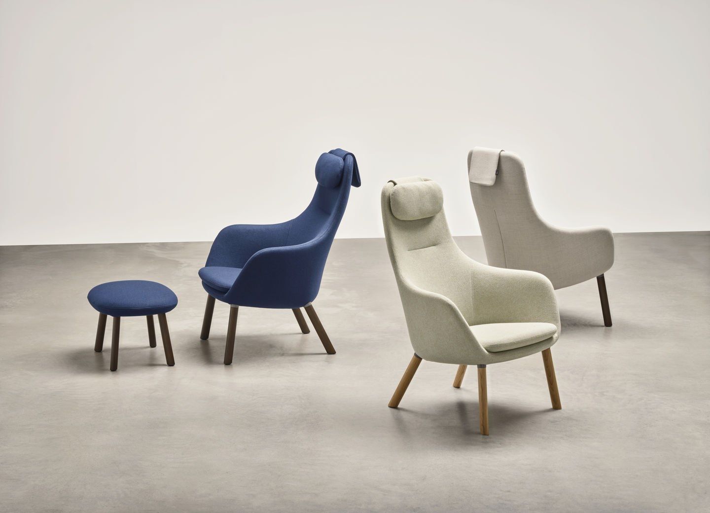 Тканевое кресло с подголовником VITRA HAL Lounge ARCH-00081015 - Вид №22