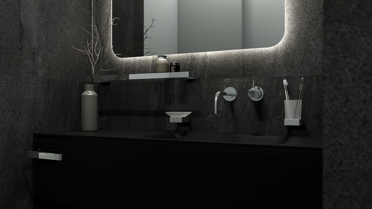 832760A Полка с держателями 60 cm ARTWELLE Regen - Вид №5