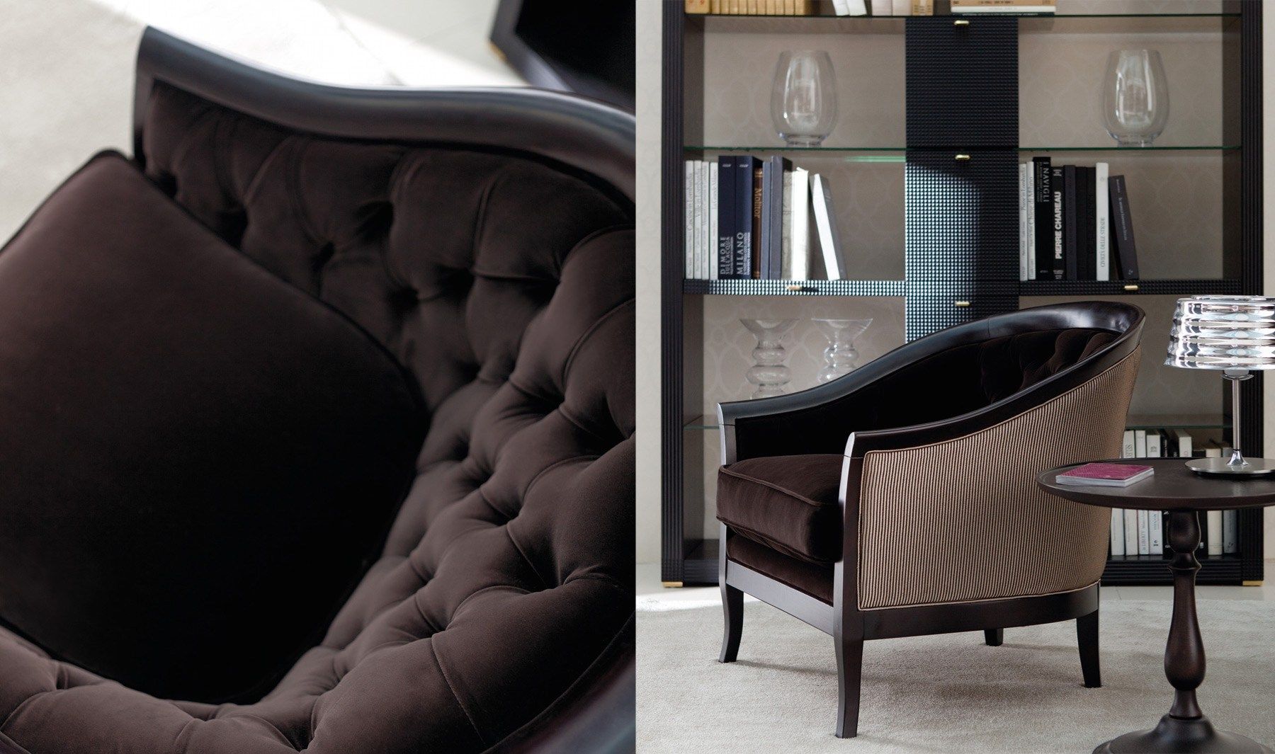 Тканевое кресло с подлокотниками OPERA CONTEMPORARY ARCH-00087096 - Вид №1