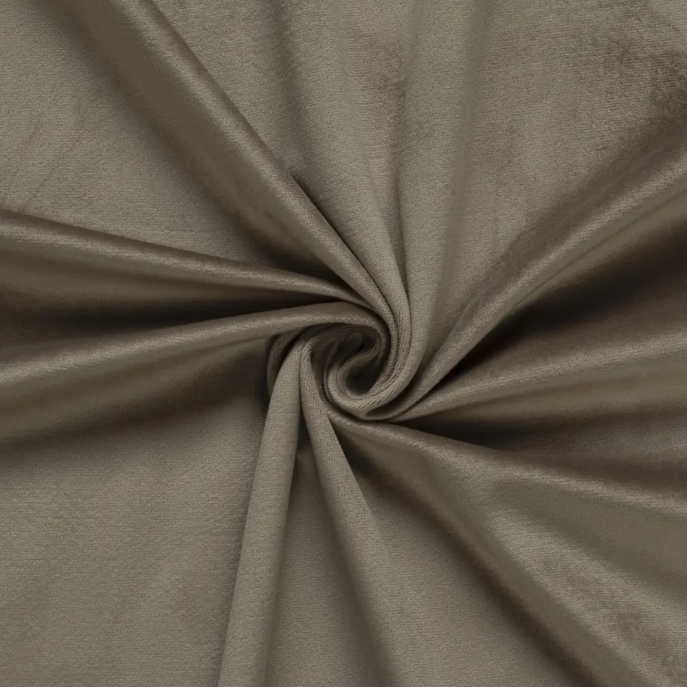 Ткань 1 м/п бархат 300 см цвет кофе с молоком GARDEN STLM-2185845